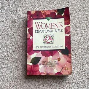 Women's Devotional Bible with Floral Cover